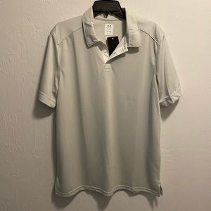 Oakley Regular Fit White Short Sleeve Performance Polo Size Large